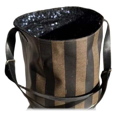 The same Fendi restored, with its new black sequin lining